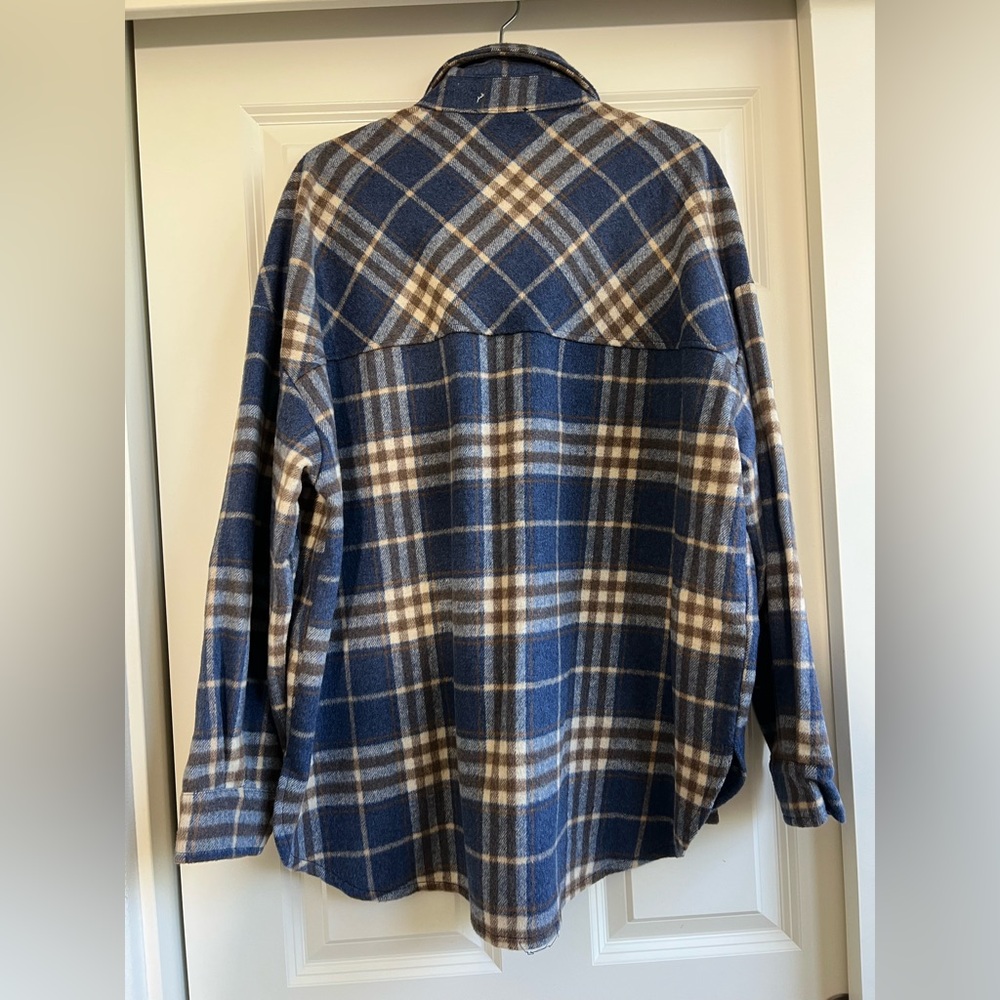 Timing Oversized Flannel Shacket - image 3